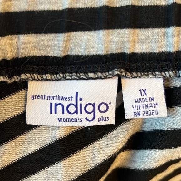 Indigo long flowing maxi skirt - Picture 5 of 5